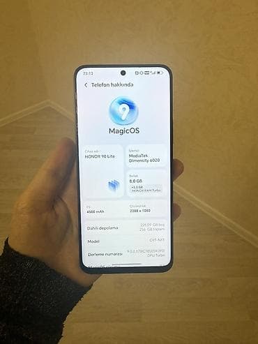 ingilis dili dinamika: Honor 90 Lite, 256 GB, rəng - Qara — 6