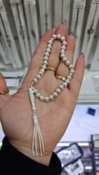 kehraba tesbeh: Gümüş təsbeh kolleksiyası.qiymet 100 m.dan baslayir - Material: gümüş — 16