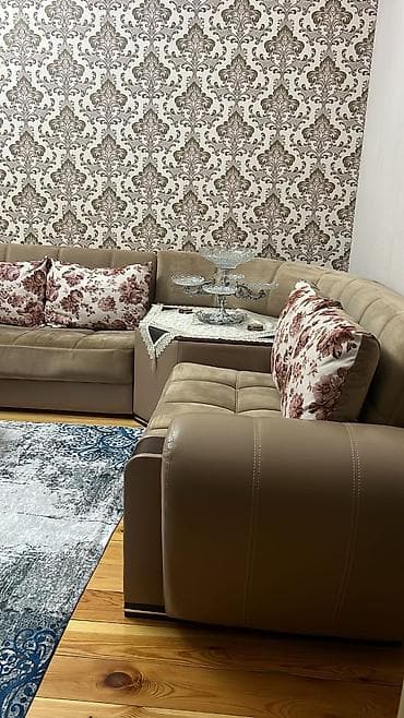 Ev üçün mebel: Künc divan Satılır 350₼ Heç bir problemi yoxdur Açılır baza var Ölçü — 4