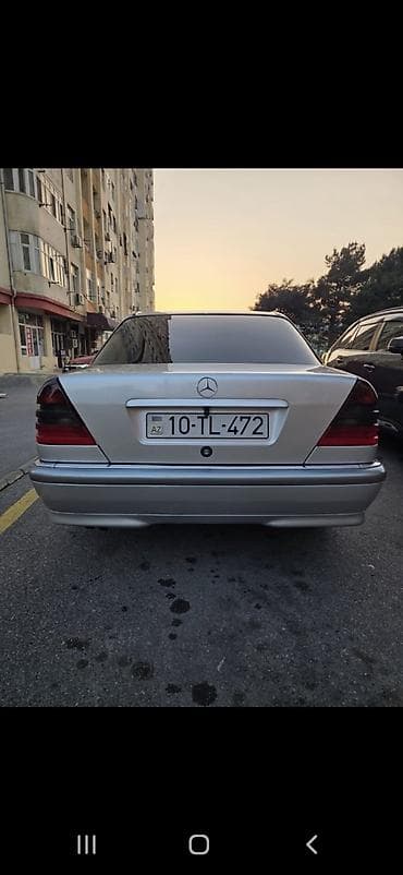 ucuz 2107: Mercedes-Benz C-Sinif (W202) sedan - Kuzov: sedan, gümüşü rəng - — 4