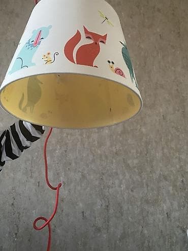 asma tavan: Uşaq otağı üçün asqılı lampa plafonu - Konsepsiya: Ağ rəngli — 5