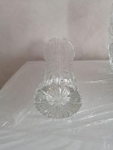 ev ucun dekorlar: Temiz xrustal guldan — 3