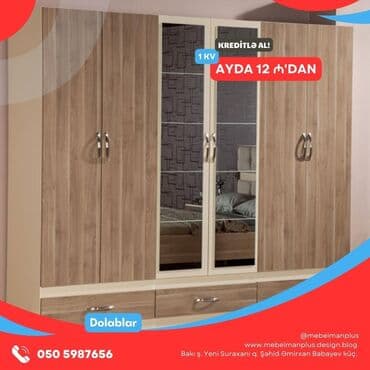 metbex şkafı: Modern dolablar KREDİTLƏ Dolabları indi kreditlə əldə, edə — 6
