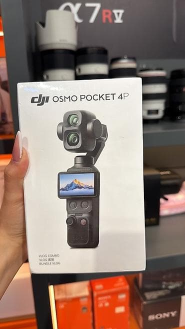 DJI Osmo Pocket 4 – Vlog Combo - Cib ölçüsündə 3 oxlu stabilizatora