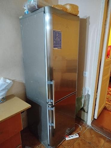 İşlənmiş 2 qapılı Indesit Soyuducu Satılır, rəng - Gümüşü — 3