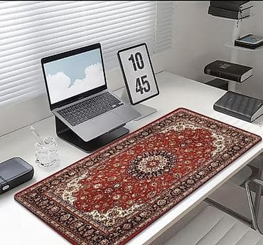 Şərq naxışlı masaüstü mouse pad / klaviatura altlığı Klassik qırmızı