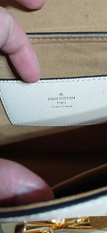 louis vuitton çanta: Louis Vuitton V Tote çiyin/əl çantası - Material: Epi dəri — 2