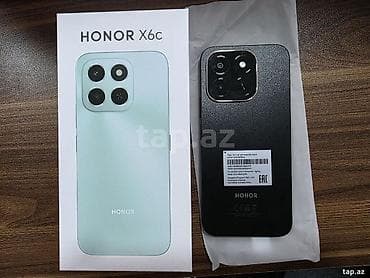 iphone na rate: Honor X6c, 256 GB, rəng - Qara, Sənədlərlə — 1