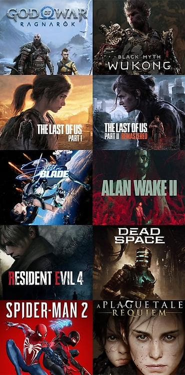 PlayStation/4/5 üçün oyunlar Təklif edilən rəqəmsal kitabxana: - God