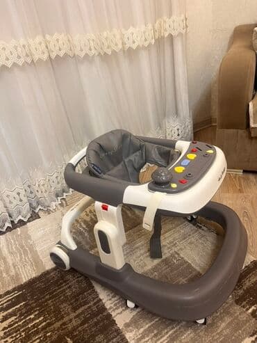 Uşaq gəzdirəni / Baby Walker - Rəng: boz-ağ kombinasiyası - Yumşaq