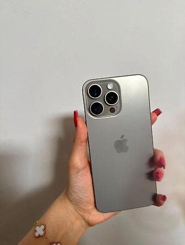 Elektronika: IPhone 15 Pro Max, 256 GB, Natural Titanium — 1
