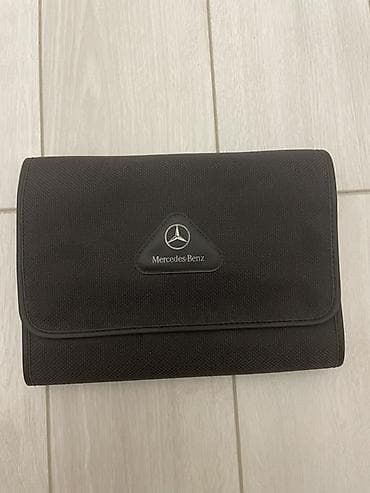 Mercedes‑Benz orijinal sənəd çantası və buklet dəsti - Marka loqolu