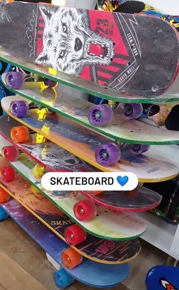 uşaqlar üçün tekerli krosovkalar: Skeybord, Kaykay, Skeyt və Pennyboardlar🛹 🔹Hər növ və hər yaşa uyğun — 1