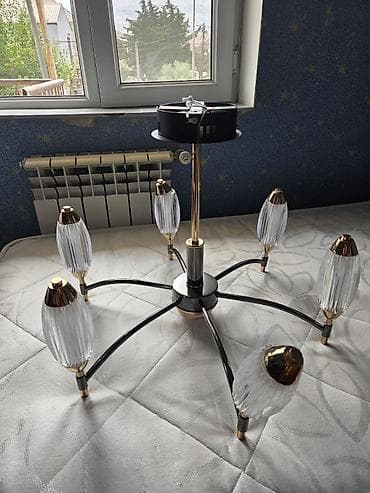 ucuz çılçıraqlar: Çılçıraq, 6 lampa, Metal — 3