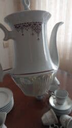 kişilər üçün vizitka qabı: Qəhvə dəsti, Keramika, 6 nəfərlik — 2