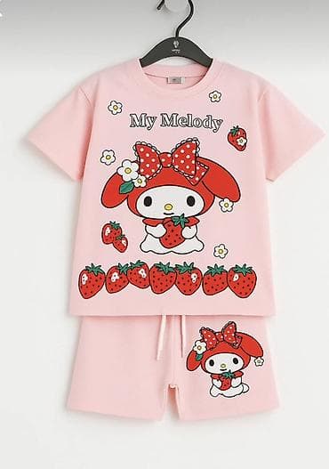 Uşaq üçün 2 parçalı yay dəsti – “My Melody” temalı - Rəng: açıq