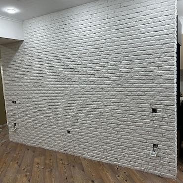 Строительные леса: Ağ dekorativ kərpic panelləri – interyer üçün matriyal və isckilik at lalafo.az — 2 Строительные леса: Ağ dekorativ kərpic panelləri – interyer üçün matriyal və isckilik — 2