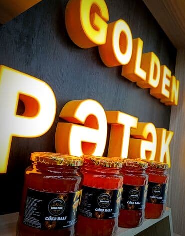Məhsul: Golden Pətək balı - Növlər: Çiçək balı, Qaratikan balı