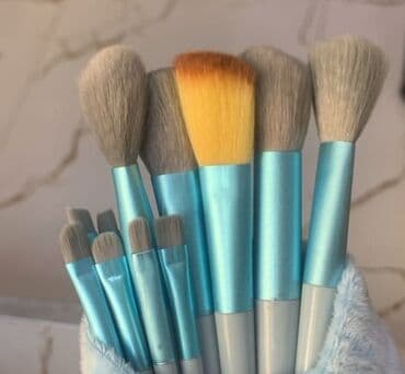 Makiyaj fırçaları dəsti - 12ədəd fırçadan ibarət universal dəst - Üz