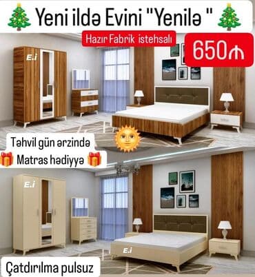 novruz bayramı rəsmləri: İkinəfərlik çarpayı, Dolab, Termo, 2 tumba, Yeni — 1