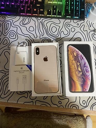 apple iphone 13 pro max: IPhone Xs, Qızılı, Face ID — 1