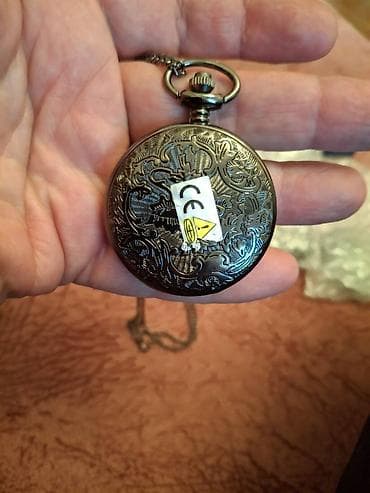 Cib saati – sepli, klassik dizayn. - Qapaqlı, metal korpus, ön və — 4