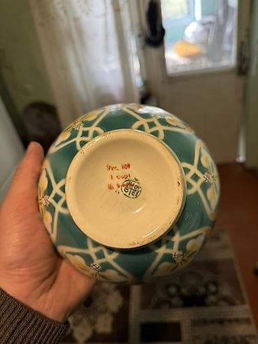 продажа ковров бу: Миски, цвет - Зеленый, Керамика — 7