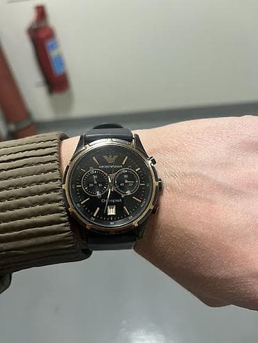 Smart qolbaqlar: İşlənmiş, Qol saatı, Emporio Armani, rəng - Qəhvəyi — 2