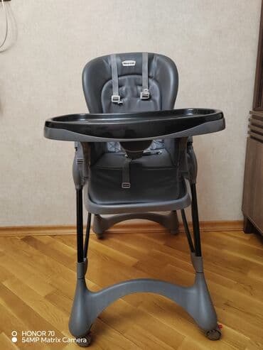 uşaq ucun yemek stolu: Uşaq Yemək Oturacağı – boz rəng - Tənzimlənən yüksəkliyə malik yemək — 5