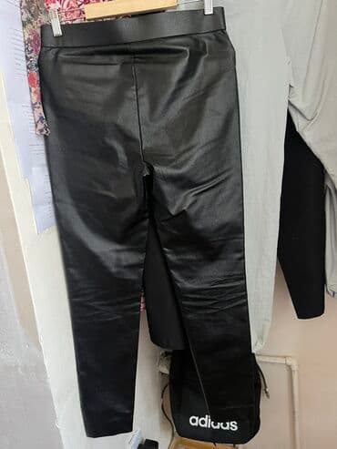 1 dollar neçe manatdir: Zara dəri görünüşlü, özünden parlaqlığı da olan şalvar. M — 4