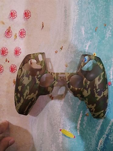 PS5 DualShock 5 üçün kamuflyaj dizaynlı üst korpus (qapaq) - Model