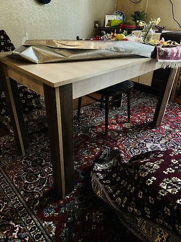 taxta ucuz: Qonaq masası, Açılmayan, Taxta, Dördbucaq masa — 1
