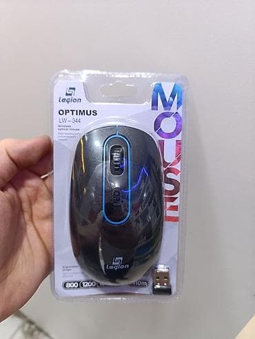 usb hub: Legion OPTIMUS LW-344 simsiz optik mouse - Bağlantı: 2.4 GHz USB nano — 1