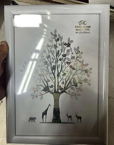 qara sam: Foto çərçivələri və sənəd çərçivələri - Formatlar: A4 (21×29.7 sm / — 4
