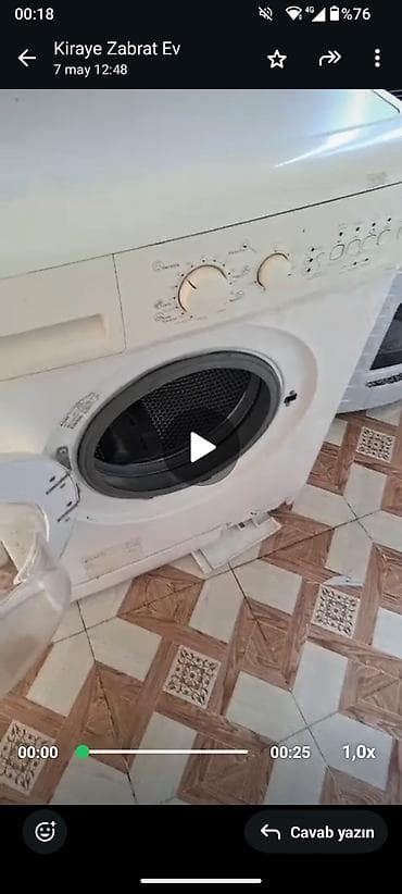 Kollektor tipli, ön qapılı paltaryuyan maşın - Ön yükləməli dizayn — 1