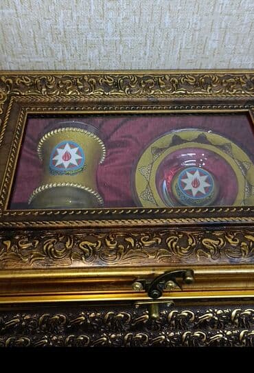 Təmir və tikinti: Çay dəsti, rəng - Qızılı, Şüşə, 126 nəfərlik, Azərbaycan — 8