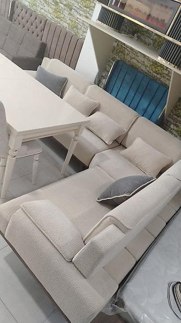 Divan və kreslo dəstləri: Yeni, Künc divan, Divan, Bazasız, Açılmayan — 1