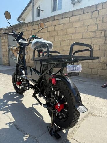 muhərrikli velosiped: Elektrik yük daşıyan velosiped/skuter - Güclü elektrik mühərriki və — 3