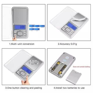 məşət əşyaları: Qızıl tərəzi 1. Yüksək həssaslıq: maksimum çəki 200g / 0,01g oxunma — 2