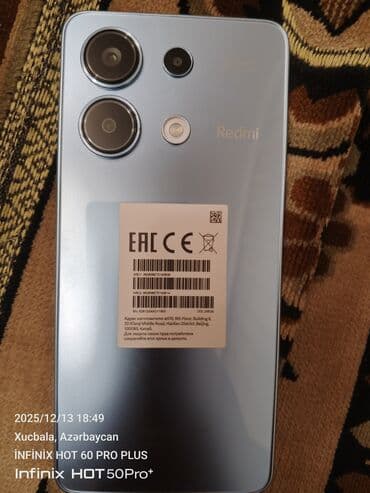 soyuducu 2 ci əl: Redmi 13, 256 GB, rəng - Mavi, Sənədlərlə — 2