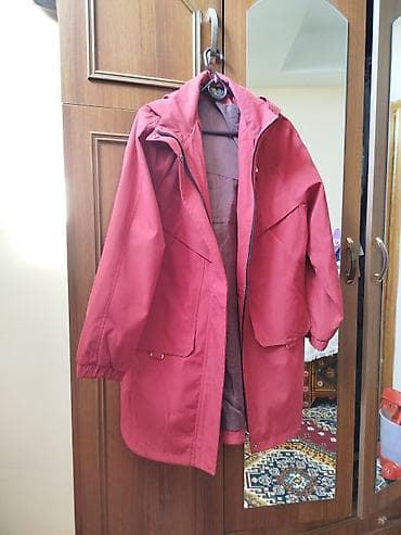 Головные уборы: Qadınlar üçün uzun qırmızı parka/kurtka - Rəng: qırmızı (al-qırmızı — 1