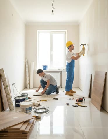 EVİN SIFIRDAN DAXİLİ TƏMİRİYLƏ BAĞLI HƏR BİRİ İŞİ BACARIRAM