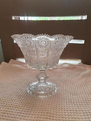xrusta: Bohemia kristal şirniyyat vazası (BOHEMAX) - Material: orijinal çex — 3