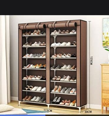 dəmir şkaflar: Ayaqqabı dolabı parca dolab parcalı ayaqqabı polkası 1.16 sm — 4