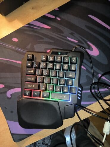 Foto və videokameralar: Oyun seti satılır Mini klaviatura (bir əllik, gaming üçün çox rahat) — 2