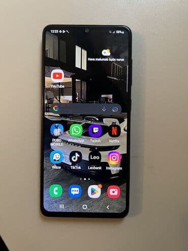 samsun a 41: Samsung Galaxy A41, 64 GB, rəng - Göy, Barmaq izi — 1