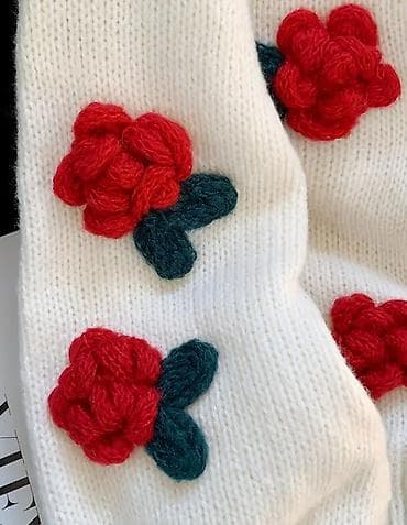 cool geyimler: • SİFARİŞLƏ GƏTİRİLİR • Qadınlar üçün ağ trikotaj kardiqan — 4