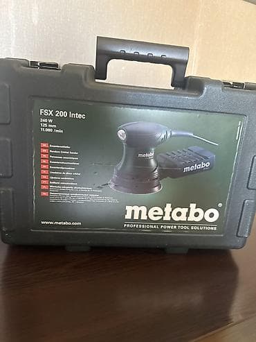 metabo: Metabo FSX 200 Intec – eksantrik orbital zımpara aparatı Texniki — 1