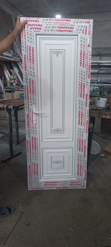 qapı setkaları: Yeni Plastik qapı 80x200 sm Zamok ilə, Zəmanətli, Pulsuz quraşdırma, Pulsuz çatdırılma, Rayonlara çatdırılma, Ödənişli çatdırılma — 26
