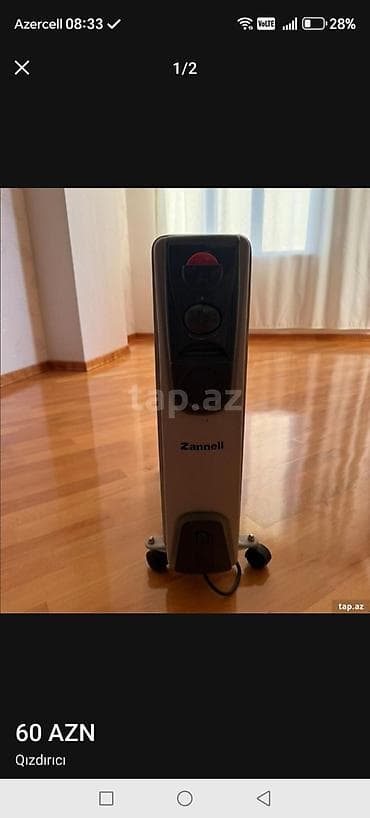 Аристоны: Radiator satilir 8 pillelidir 1 tekeri azca eyilib unvan xocasen — 1